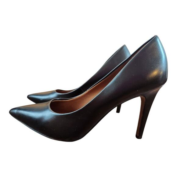 Christian Siriano for payless black heels sz 9 pointed toe pump shoe - Picture 2 of 14